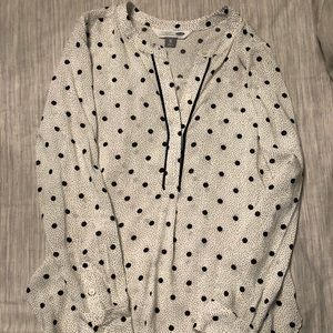 Polka dot blouse